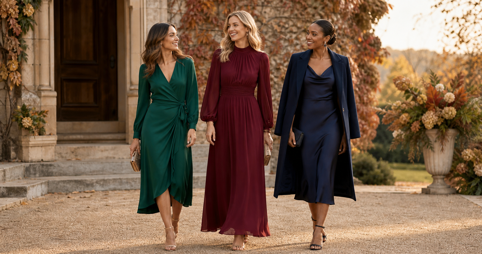 What to Wear to a Fall Wedding in 2026: Dress Codes, Colors & Outfit Ideas